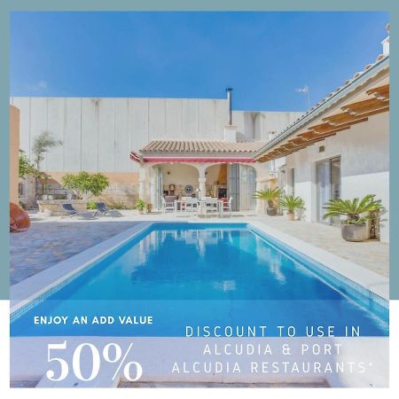 Ca Na Pessina,Con Piscina Privada Villa Sa Pobla Eksteriør billede