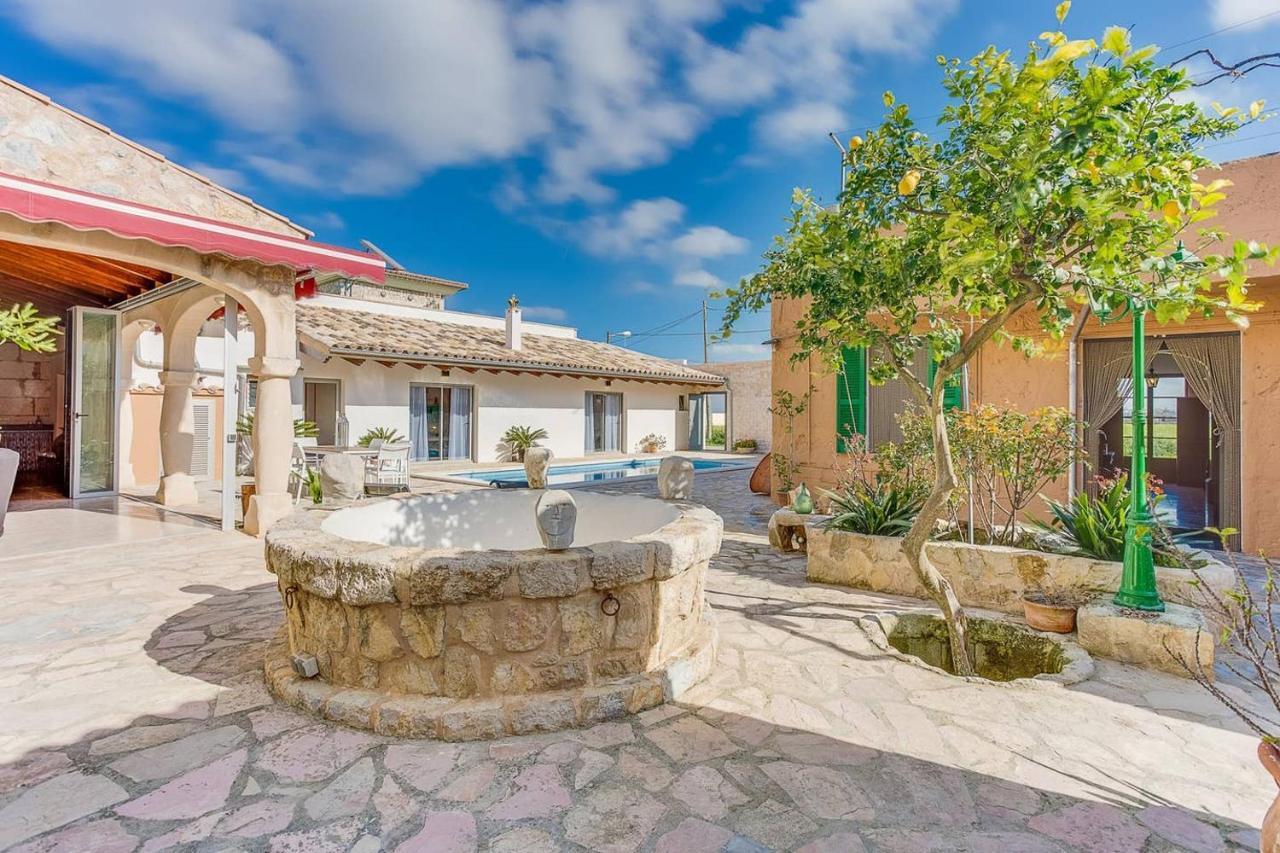 Ca Na Pessina,Con Piscina Privada Villa Sa Pobla Eksteriør billede
