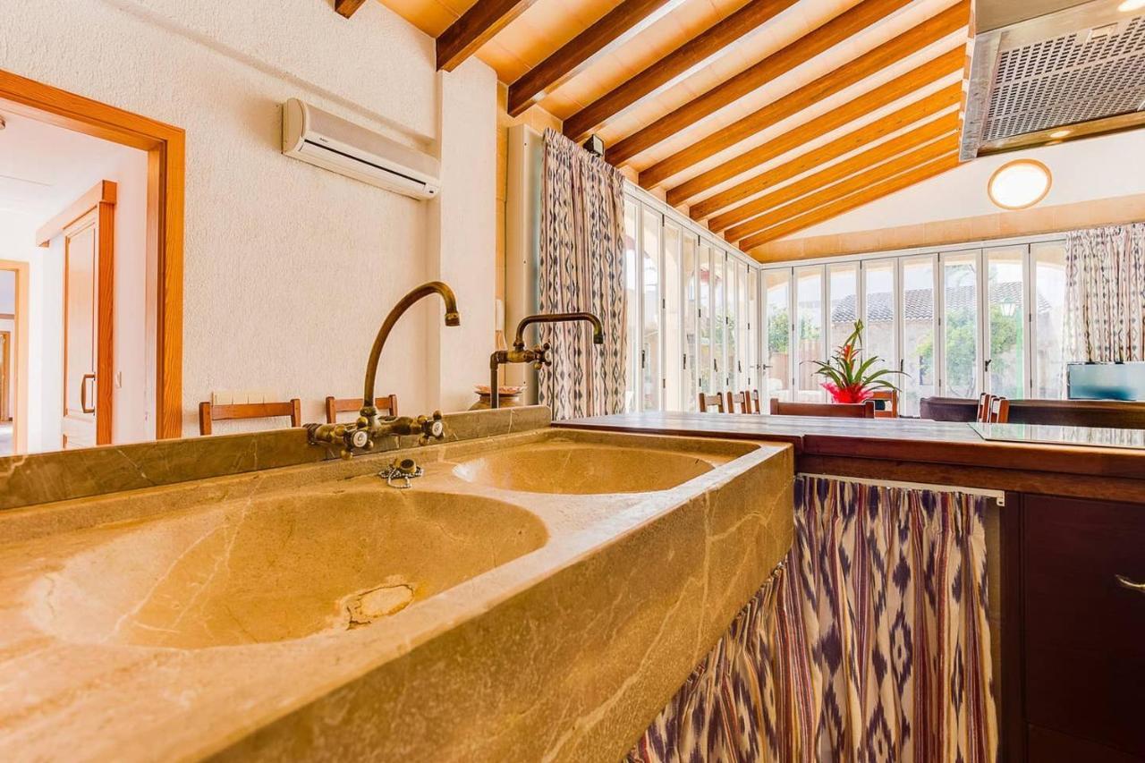 Ca Na Pessina,Con Piscina Privada Villa Sa Pobla Eksteriør billede