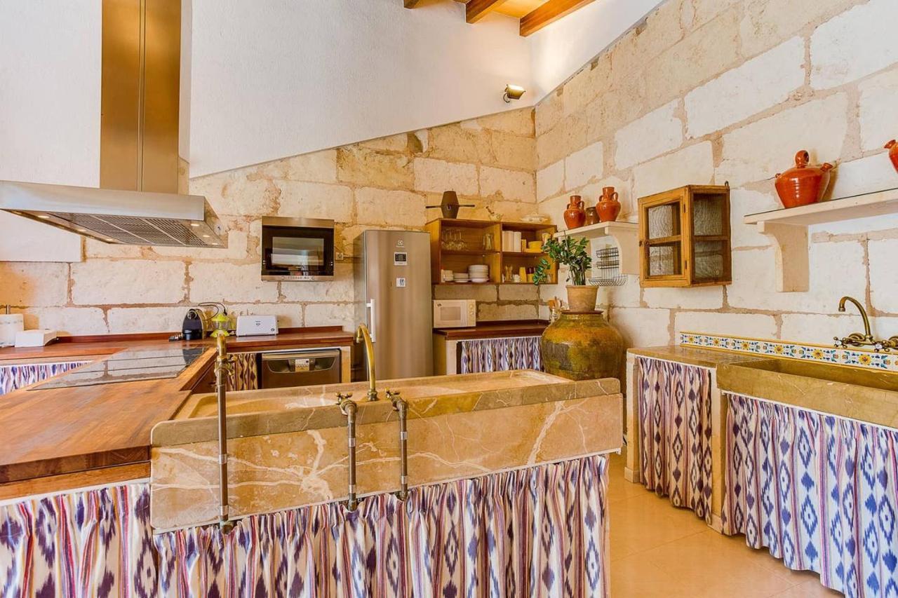 Ca Na Pessina,Con Piscina Privada Villa Sa Pobla Eksteriør billede