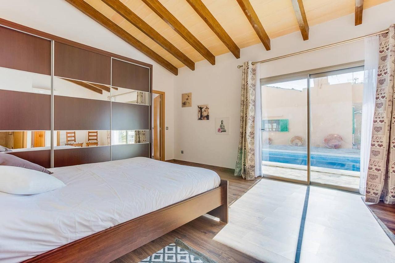 Ca Na Pessina,Con Piscina Privada Villa Sa Pobla Eksteriør billede