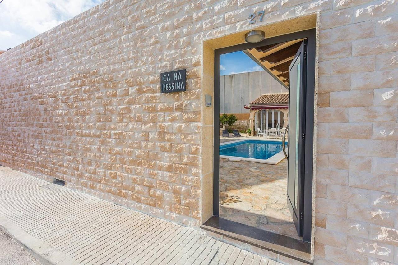 Ca Na Pessina,Con Piscina Privada Villa Sa Pobla Eksteriør billede