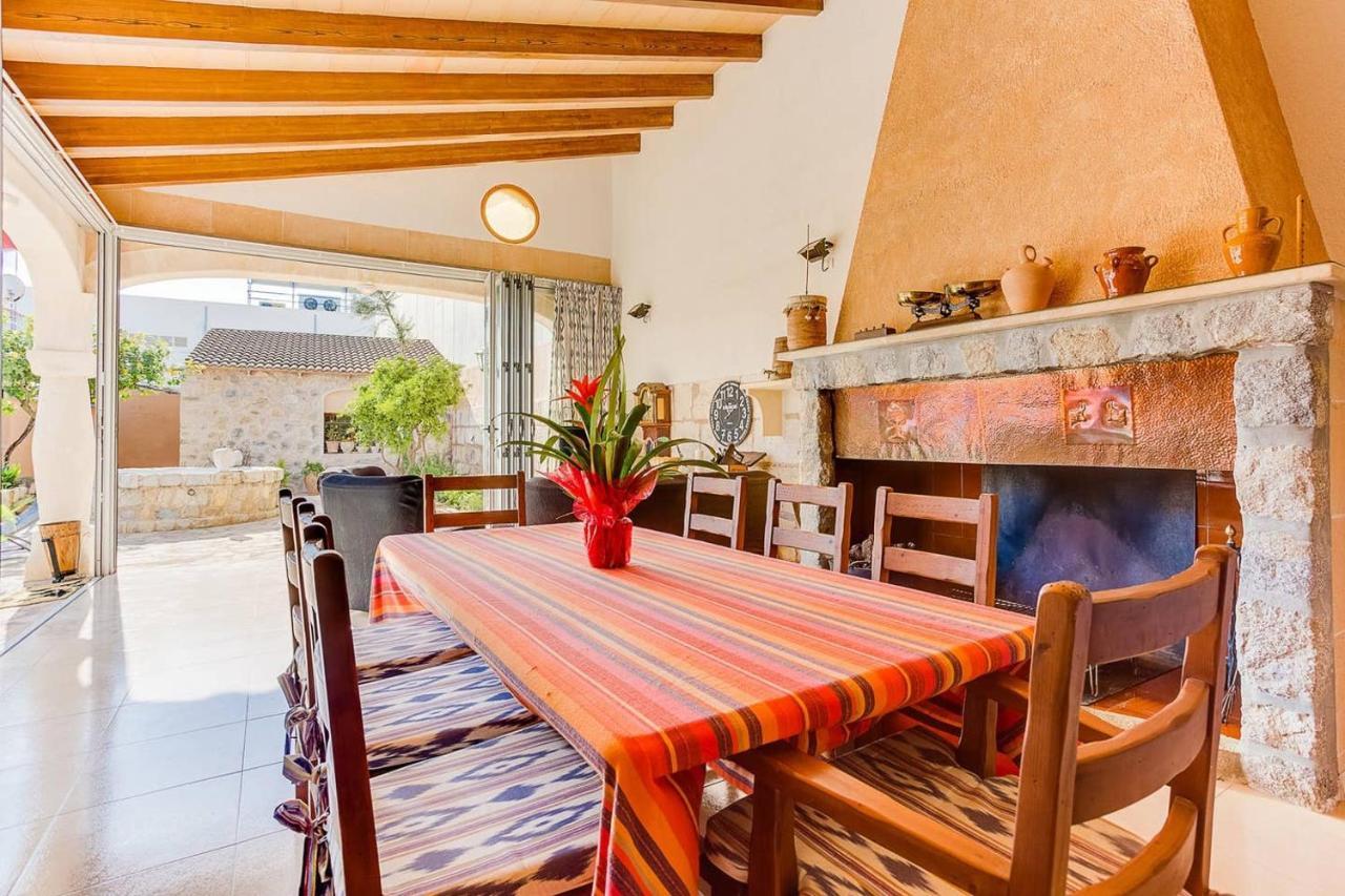Ca Na Pessina,Con Piscina Privada Villa Sa Pobla Eksteriør billede