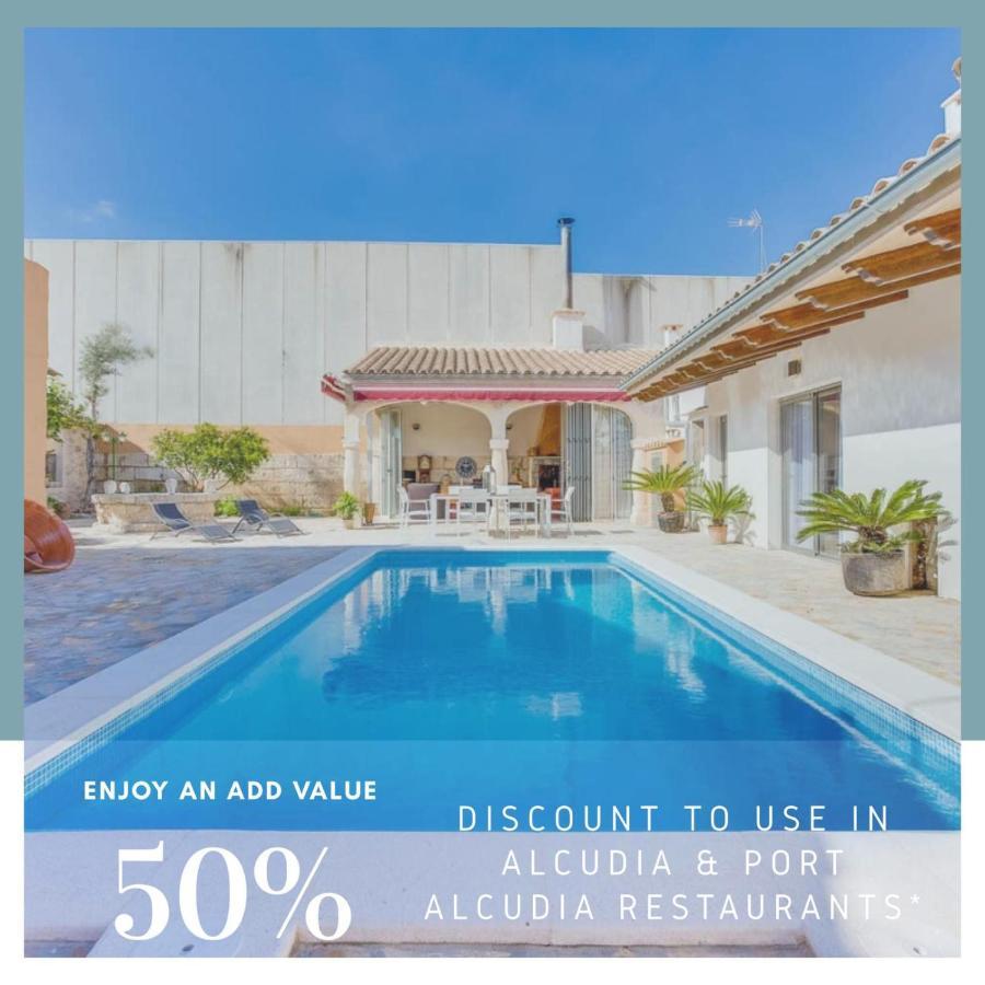 Ca Na Pessina,Con Piscina Privada Villa Sa Pobla Eksteriør billede