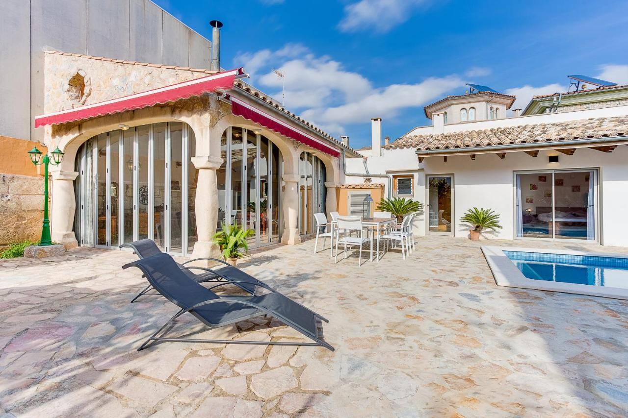 Ca Na Pessina,Con Piscina Privada Villa Sa Pobla Eksteriør billede