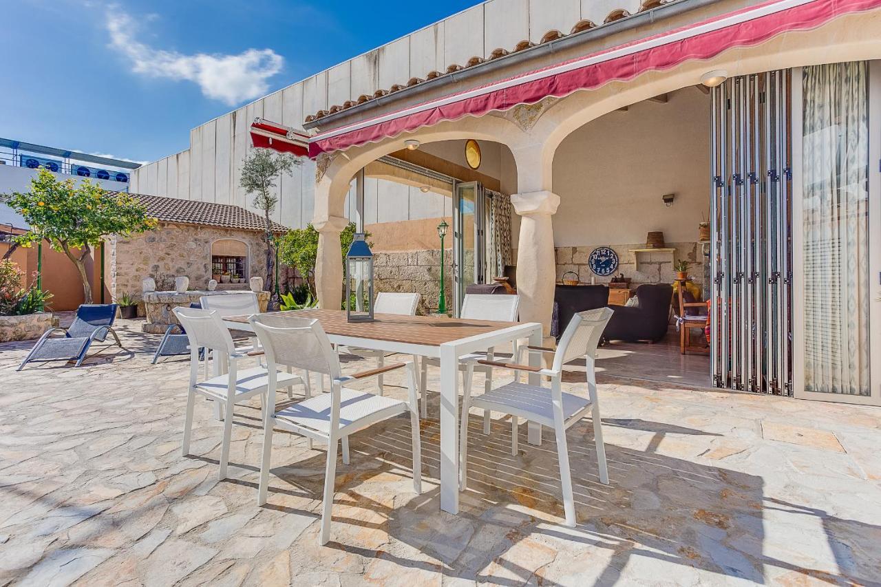 Ca Na Pessina,Con Piscina Privada Villa Sa Pobla Eksteriør billede